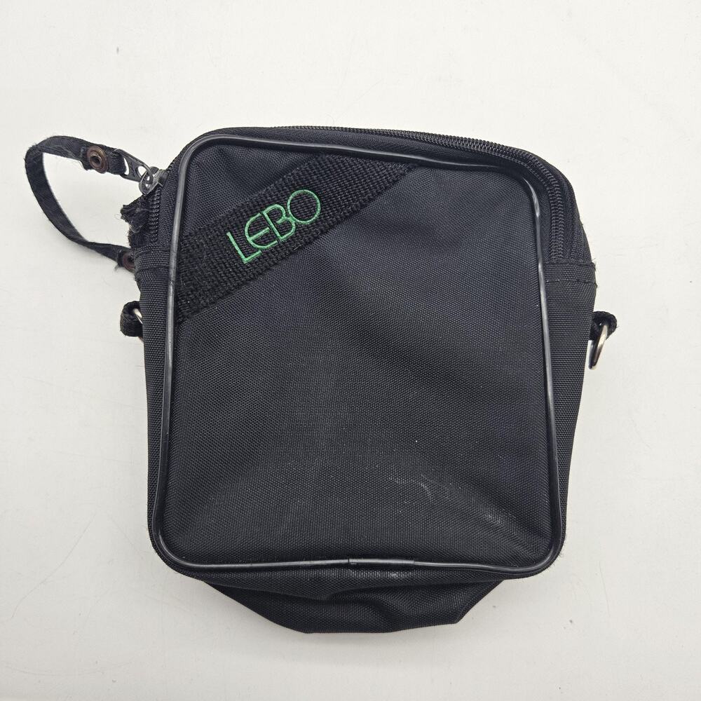 LEBO Camera Case Bag Black Nylon Belt Loop D-Rings Zipper Pocket Compact Carry